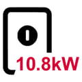 10.8kW Electric Showers