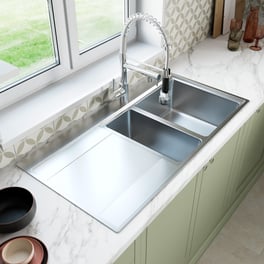 sauber-15-bowl-square-inset-stainless-steel-kitchen-sink-with-left-hand-drainer