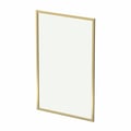Brushed Brass Bath Shower Screens 