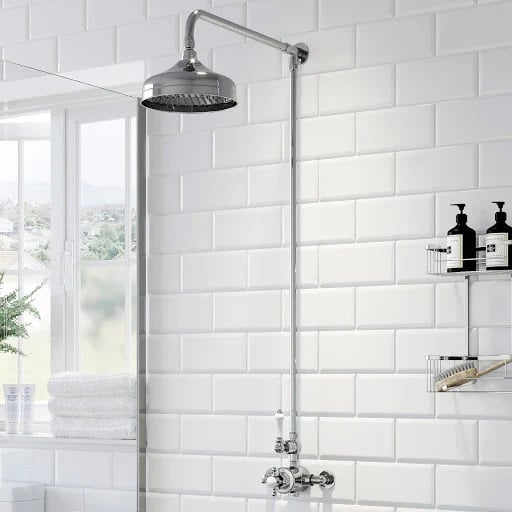 Park Lane Thermostatic Rainfall Shower - Chrome