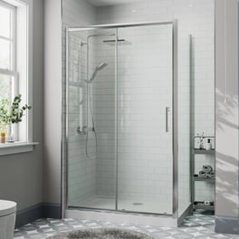 diamond-sliding-shower-enclosure-1400-x-900mm-with-raised-non-slip-tray-and-waste-8mm