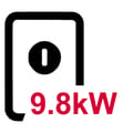 9.8kW Electric Showers