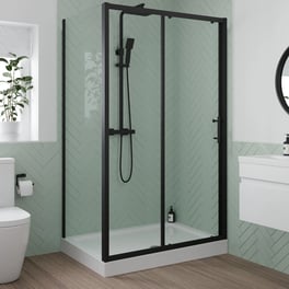 luxura-sliding-shower-enclosure-1000-x-900mm-with-raised-non-slip-tray-and-waste-6mm-black