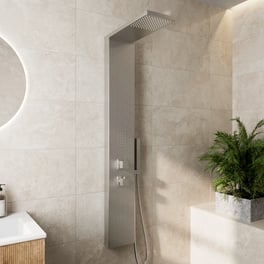 merano-thermostatic-square-shower-tower-panel-with-handset-2-body-jets-brushed-steel