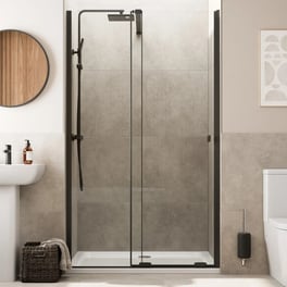 diamond-frameless-sliding-shower-door-1000mm-with-low-profile-tray-8mm-black