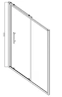 luxura-sliding-shower-enclosure-1200-x-900mm-6mm-brushed-brass luxura-sliding-shower-enclosure-1200-x-900mm-6mm-brushed-brass