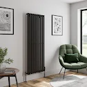 duratherm-vertical-oval-tube-single-panel-designer-radiator-1600-x-600mm-black