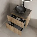 vitusso-fluted-wood-grey-wall-hung-bathroom-vanity-unit-with-oval-basin-black-600mm vitusso-fluted-wood-grey-wall-hung-bathroom-vanity-unit-with-oval-basin-black-600mm