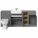 park-lane-winchester-grey-toilet-vanity-unit-with-basin-1820mm-brass-handles park-lane-winchester-grey-toilet-vanity-unit-with-basin-1820mm-brass-handles