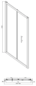 luxura-bifold-shower-enclosure-900-x-700mm-with-non-slip-tray-and-waste-6mm-black luxura-bifold-shower-enclosure-900-x-700mm-with-non-slip-tray-and-waste-6mm-black