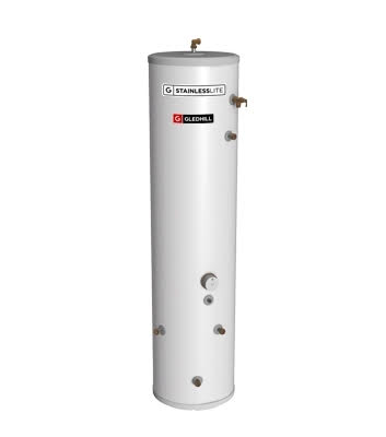 Gledhill Stainless Lite Plus Slimline Unvented Direct Cylinder 180 Litre