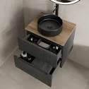 vitusso-fluted-black-oak-wall-hung-bathroom-vanity-unit-with-round-fluted-basin-black-600mm vitusso-fluted-black-oak-wall-hung-bathroom-vanity-unit-with-round-fluted-basin-black-600mm