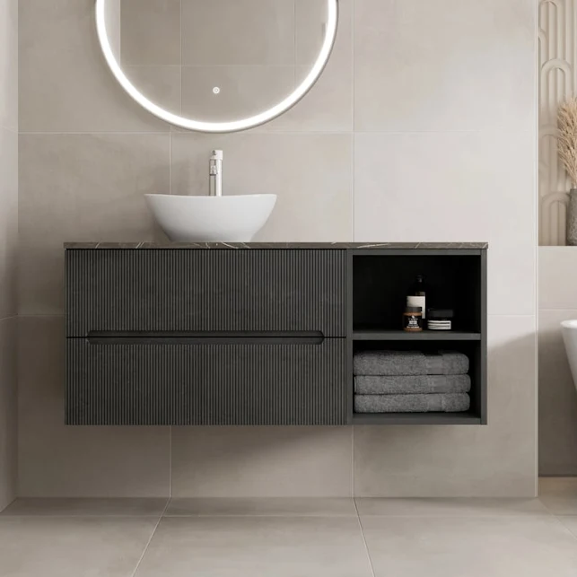 vitusso-fluted-black-grey-wall-hung-bathroom-vanity-unit-with-oval-basin-white-1200mm