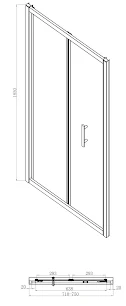 luxura-bifold-shower-enclosure-760-x-800mm-with-raised-tray-6mm-black