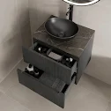 vitusso-fluted-black-grey-wall-hung-bathroom-vanity-unit-with-oval-basin-black-600mm vitusso-fluted-black-grey-wall-hung-bathroom-vanity-unit-with-oval-basin-black-600mm