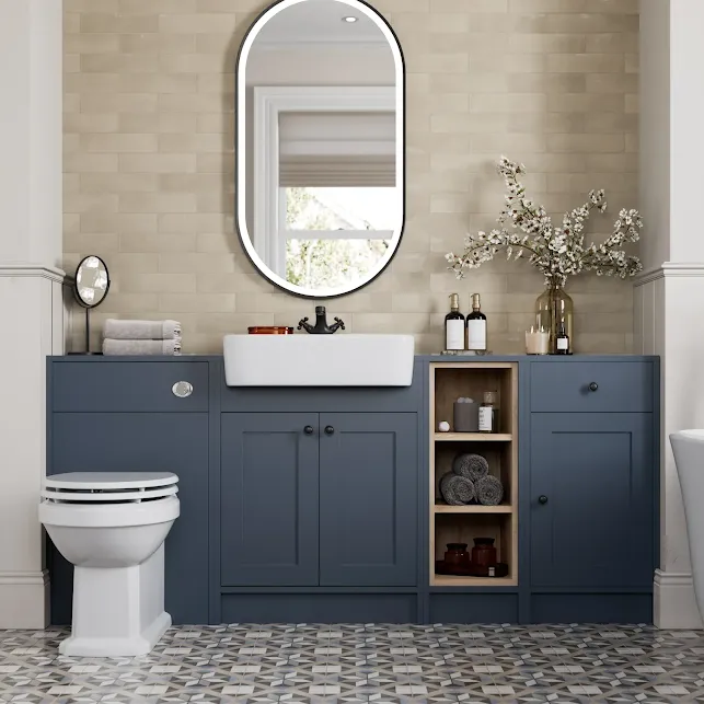 park-lane-winchester-blue-toilet-vanity-unit-with-basin-1820mm-black-handles park-lane-winchester-blue-toilet-vanity-unit-with-basin-1820mm-black-handles