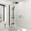 luxura-square-abstract-grid-bath-shower-screen-800mm-matt-black-6mm luxura-square-abstract-grid-bath-shower-screen-800mm-matt-black-6mm