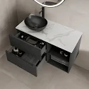 vitusso-fluted-black-white-wall-hung-bathroom-vanity-unit-with-oval-basin-black-1000mm vitusso-fluted-black-white-wall-hung-bathroom-vanity-unit-with-oval-basin-black-1000mm