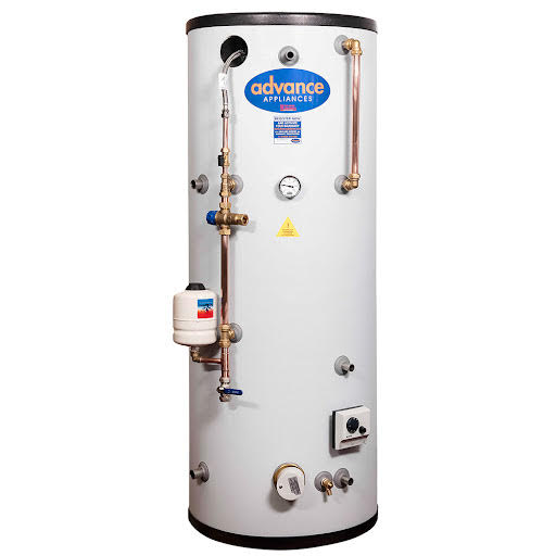 Advance Appliances TSD Direct Single Coil Thermal Store Cylinder With Cold Section 210 Litre