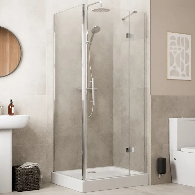 diamond-frameless-hinged-shower-enclosure-900-x-760mm-with-raised-tray-and-waste-8mm diamond-frameless-hinged-shower-enclosure-900-x-760mm-with-raised-tray-and-waste-8mm