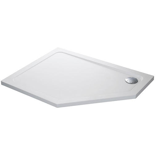 Mira Flight Safe Low Profile 1200mm x 900mm Pentangle Shower Tray LH AS