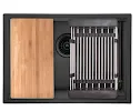 sauber-prima-1-undermount-black-single-bowl-stainless-steel-kitchen-sink-rectangular sauber-prima-1-undermount-black-single-bowl-stainless-steel-kitchen-sink-rectangular