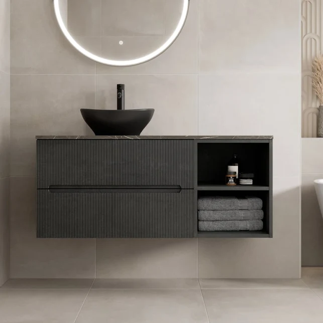 vitusso-fluted-black-grey-wall-hung-bathroom-vanity-unit-with-oval-basin-black-1200mm