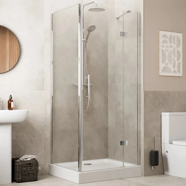 diamond-frameless-hinged-shower-enclosure-900-x-760mm-with-raised-tray-and-waste-8mm diamond-frameless-hinged-shower-enclosure-900-x-760mm-with-raised-tray-and-waste-8mm