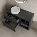 vitusso-fluted-black-wall-hung-bathroom-vanity-unit-with-round-fluted-basin-white-1000mm vitusso-fluted-black-wall-hung-bathroom-vanity-unit-with-round-fluted-basin-white-1000mm