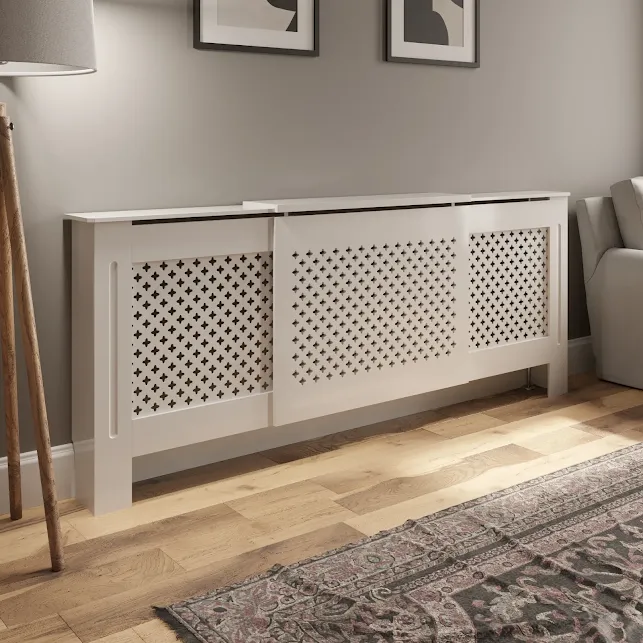 duratherm-white-radiator-cover-adjustable-cross-pattern-style duratherm-white-radiator-cover-adjustable-cross-pattern-style