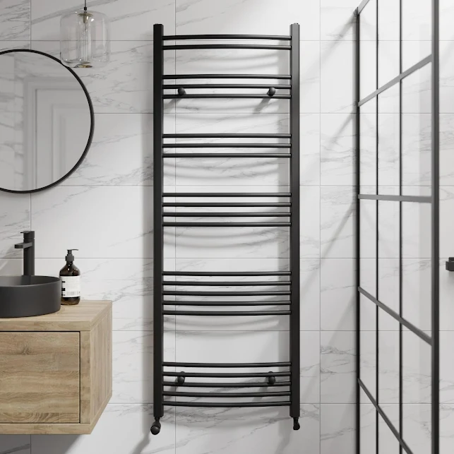 duratherm-curved-heated-towel-rail-matt-black-1600-x-600mm