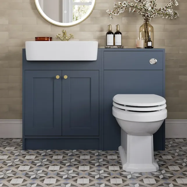 park-lane-winchester-blue-toilet-vanity-unit-with-basin-1120mm-brass-handles park-lane-winchester-blue-toilet-vanity-unit-with-basin-1120mm-brass-handles