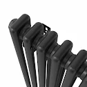 park-lane-traditional-vertical-colosseum-double-bar-column-radiator-black-1800-x-470mm park-lane-traditional-vertical-colosseum-double-bar-column-radiator-black-1800-x-470mm