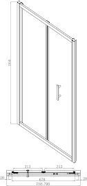 luxura-bifold-shower-enclosure-800-x-900mm-6mm luxura-bifold-shower-enclosure-800-x-900mm-6mm