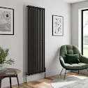 duratherm-vertical-oval-tube-single-panel-designer-radiator-1800-x-600mm-black
