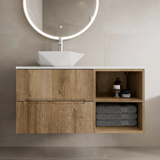 vitusso-fluted-wood-white-wall-hung-bathroom-vanity-unit-with-geometric-basin-1000mm vitusso-fluted-wood-white-wall-hung-bathroom-vanity-unit-with-geometric-basin-1000mm