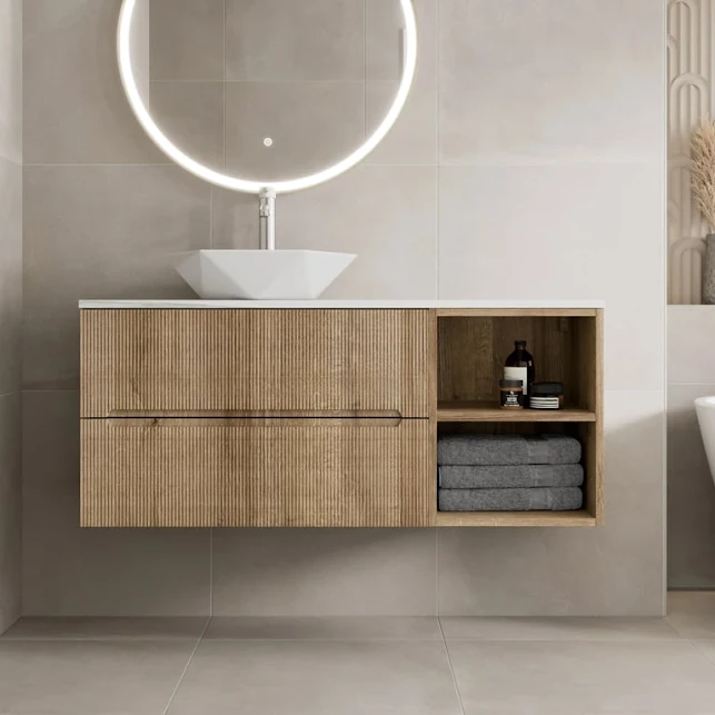 vitusso-fluted-wood-white-wall-hung-bathroom-vanity-unit-with-geometric-basin-1200mm vitusso-fluted-wood-white-wall-hung-bathroom-vanity-unit-with-geometric-basin-1200mm