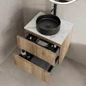 vitusso-fluted-wood-white-wall-hung-bathroom-vanity-unit-with-round-fluted-basin-black-600mm vitusso-fluted-wood-white-wall-hung-bathroom-vanity-unit-with-round-fluted-basin-black-600mm