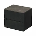 vitusso-fluted-black-grey-wall-hung-bathroom-vanity-unit-with-oval-basin-black-600mm vitusso-fluted-black-grey-wall-hung-bathroom-vanity-unit-with-oval-basin-black-600mm