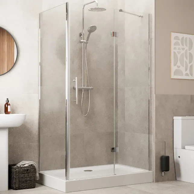 diamond-frameless-hinged-shower-enclosure-1200-x-800mm-with-raised-tray-and-waste-8mm diamond-frameless-hinged-shower-enclosure-1200-x-800mm-with-raised-tray-and-waste-8mm
