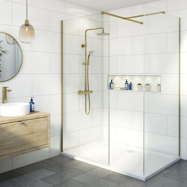 diamond-walk-in-shower-screens-with-1700-x-700mm-tray-8mm-brushed-brass