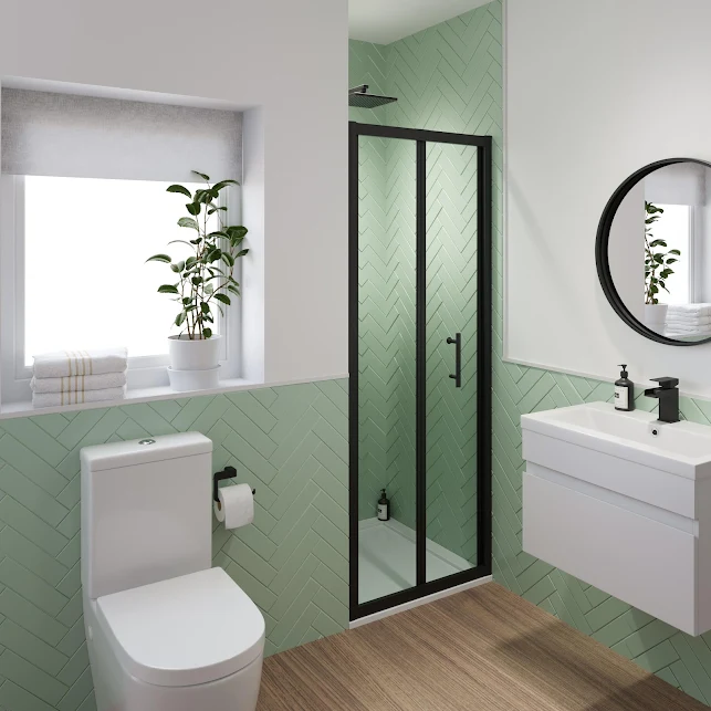 luxura-bifold-shower-door-800mm-with-800-x-800mm-tray-6mm-black luxura-bifold-shower-door-800mm-with-800-x-800mm-tray-6mm-black