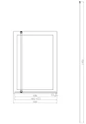 diamond-fluted-wet-room-shower-screen-700mm-8mm-black diamond-fluted-wet-room-shower-screen-700mm-8mm-black