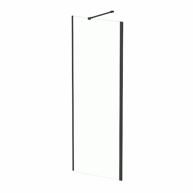 diamond-frameless-side-panel-for-hinged-door-900mm-8mm-black