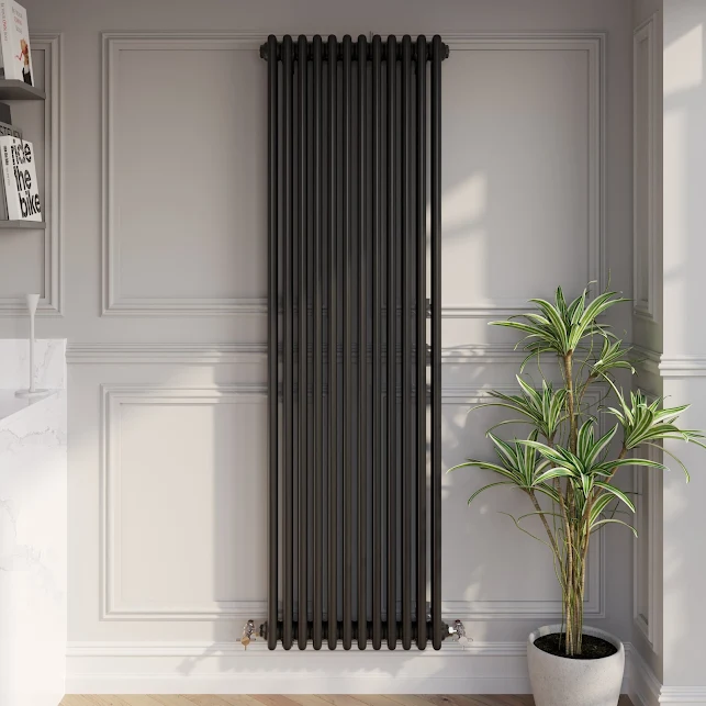 park-lane-traditional-vertical-colosseum-triple-bar-column-radiator-black-1800-x-560mm park-lane-traditional-vertical-colosseum-triple-bar-column-radiator-black-1800-x-560mm