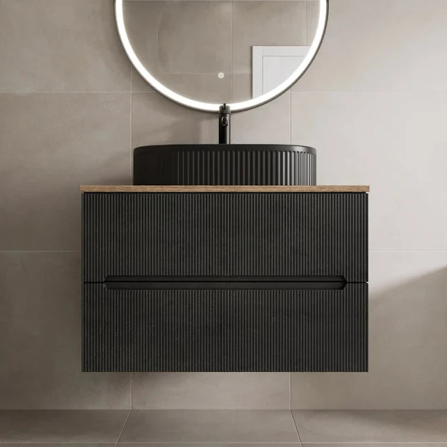 vitusso-fluted-black-oak-wall-hung-bathroom-vanity-unit-with-oval-fluted-basin-black-800mm