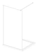 diamond-fluted-wet-room-shower-screen-700mm-8mm-black diamond-fluted-wet-room-shower-screen-700mm-8mm-black