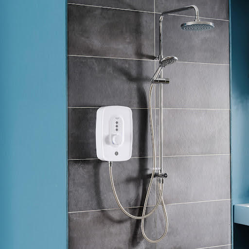 Triton Danzi DuElec Electric Shower White 10.5kW GEDADU11