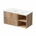 vitusso-fluted-wood-white-wall-hung-bathroom-vanity-unit-with-round-fluted-basin-black-1000mm