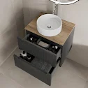 vitusso-fluted-black-oak-wall-hung-bathroom-vanity-unit-with-round-fluted-basin-white-600mm vitusso-fluted-black-oak-wall-hung-bathroom-vanity-unit-with-round-fluted-basin-white-600mm
